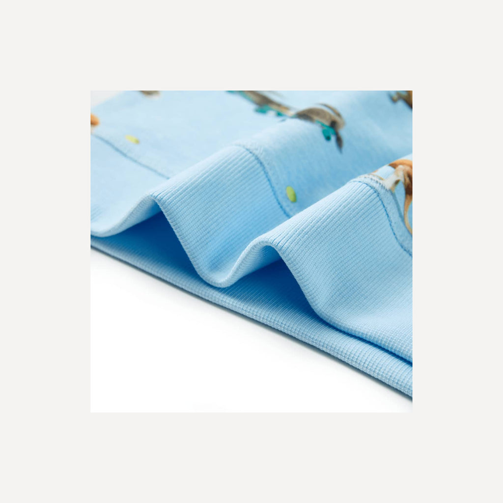 Sweatshirt Cotton Light Blue Melange 116 Kids Clothing Children's Top Kids