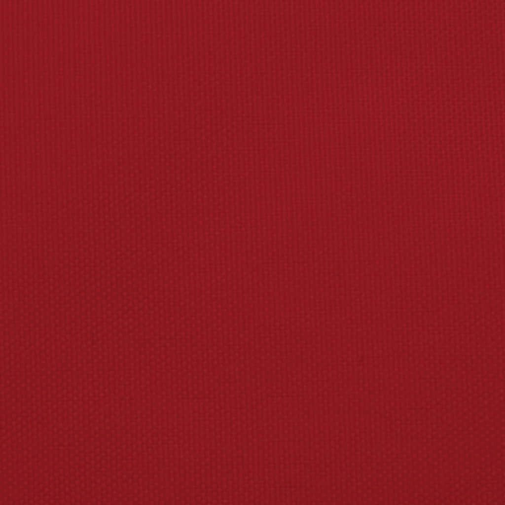 Sunshade Sail Oxford Fabric Red Water Resistant UV Resistant 360 x 360 cm