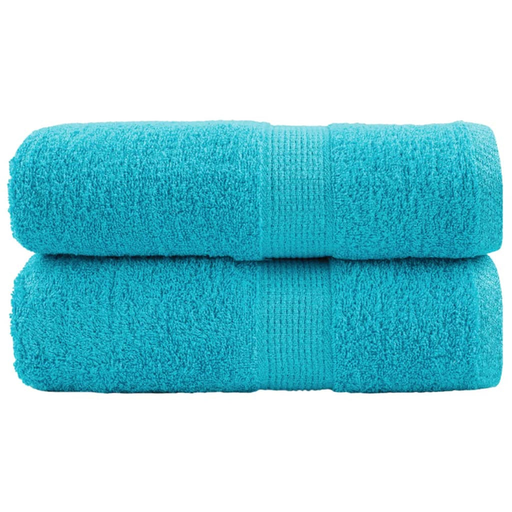 Towel Cotton Turquoise 30 x 30 cm Bathroom Bath Linen Home Towels 2 Variant 2