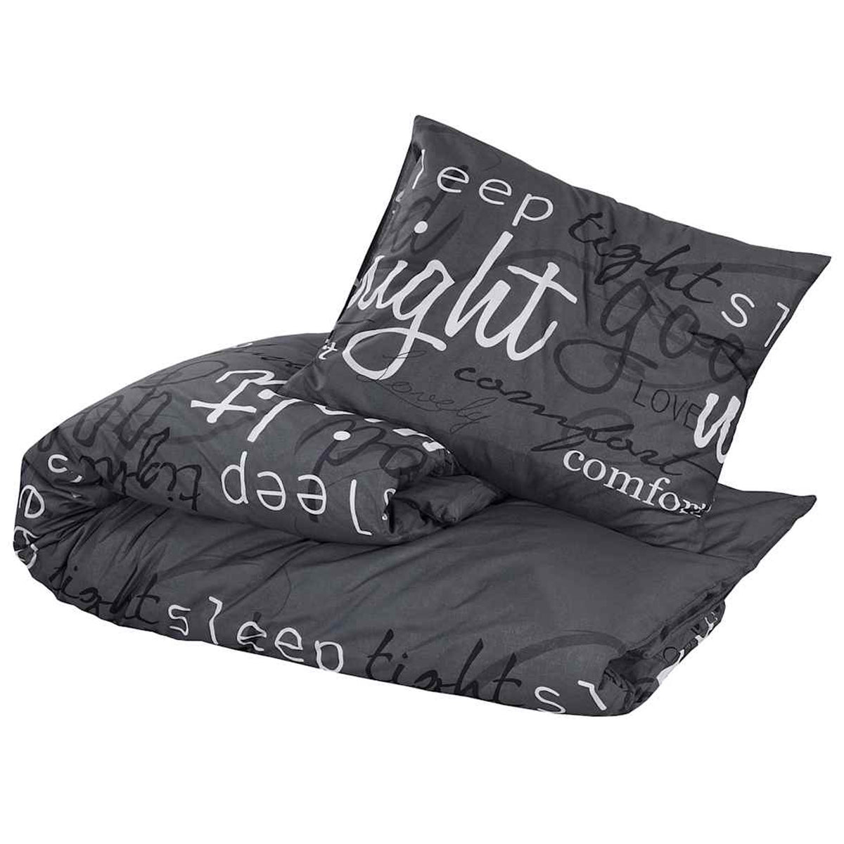 Duvet Cover Cotton Black 200 x 200 cm Bedding Bed Linen Bedroom Variant 9