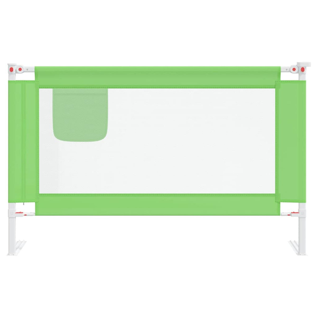 Toddler Safety Bed Rail Fabric (100% Polyester) Green 120 x 25 x 95 cm