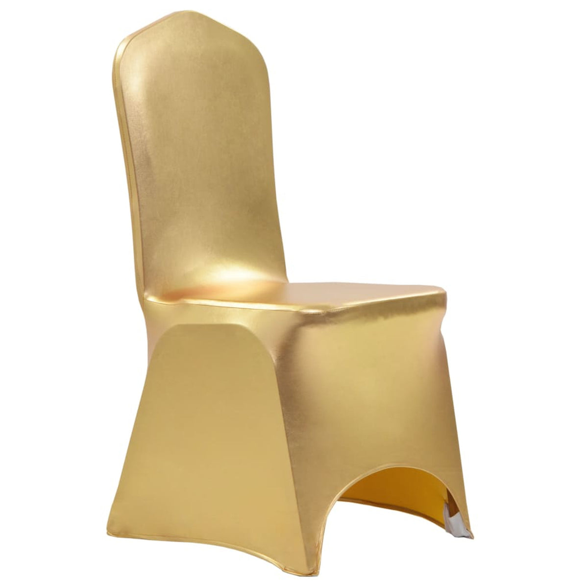 Chair Polyester Gold Seating Furniture Home Slipcovers Slipcover 6 pcs Covers