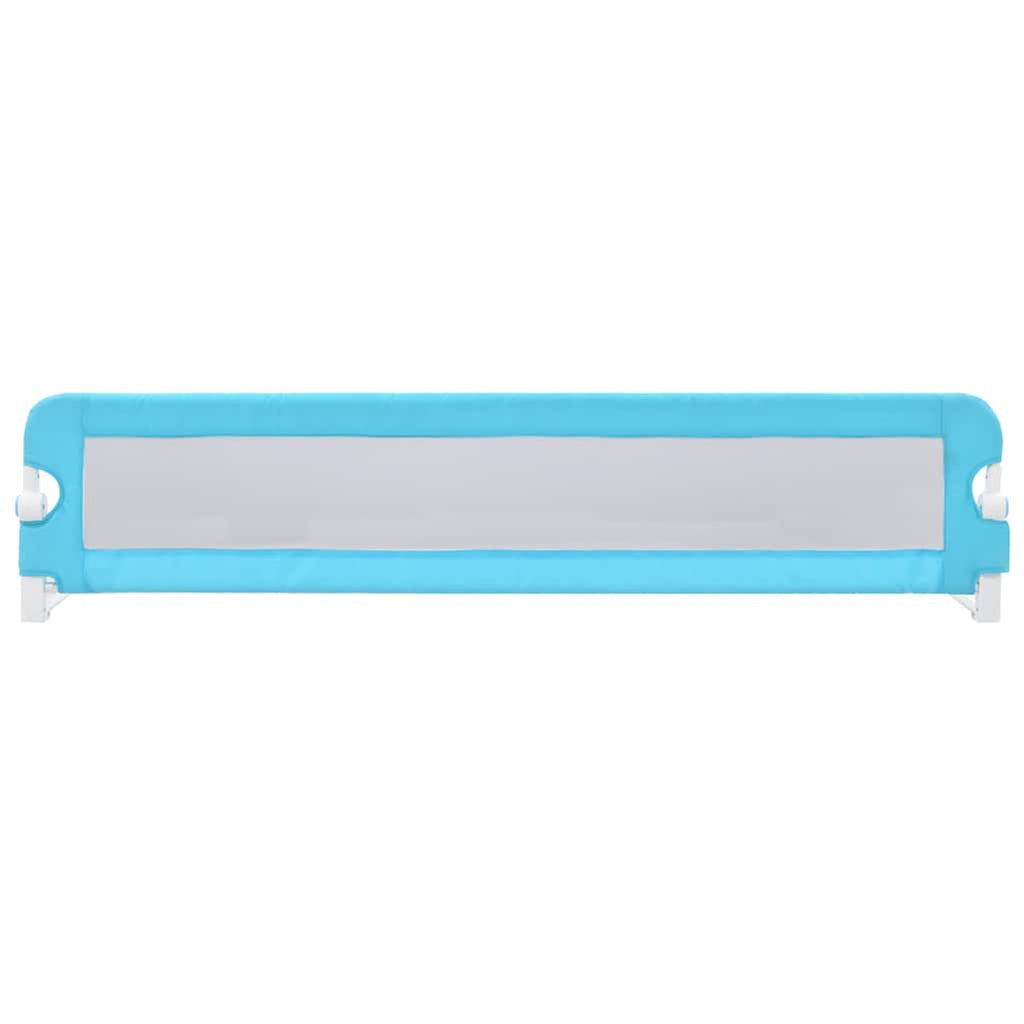 Toddler Safety Bed Rail Polyester Blue 180 x 40.5 x 42 cm Child Bed Guard 5x42cm