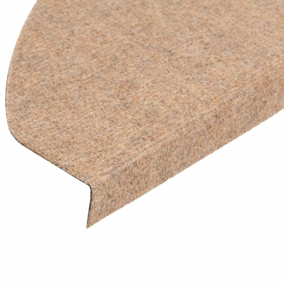 Stair Mats Self-Adhesive Needle Felt Fabric (95%Pes Beige 65 x 22.5 x 3.5 cm