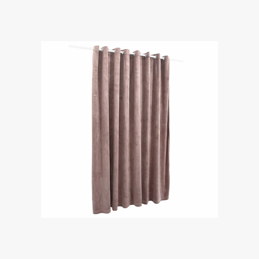 Blackout Curtain Velvet Antique Pink 290 x 245 cm Window Dressing Curtains