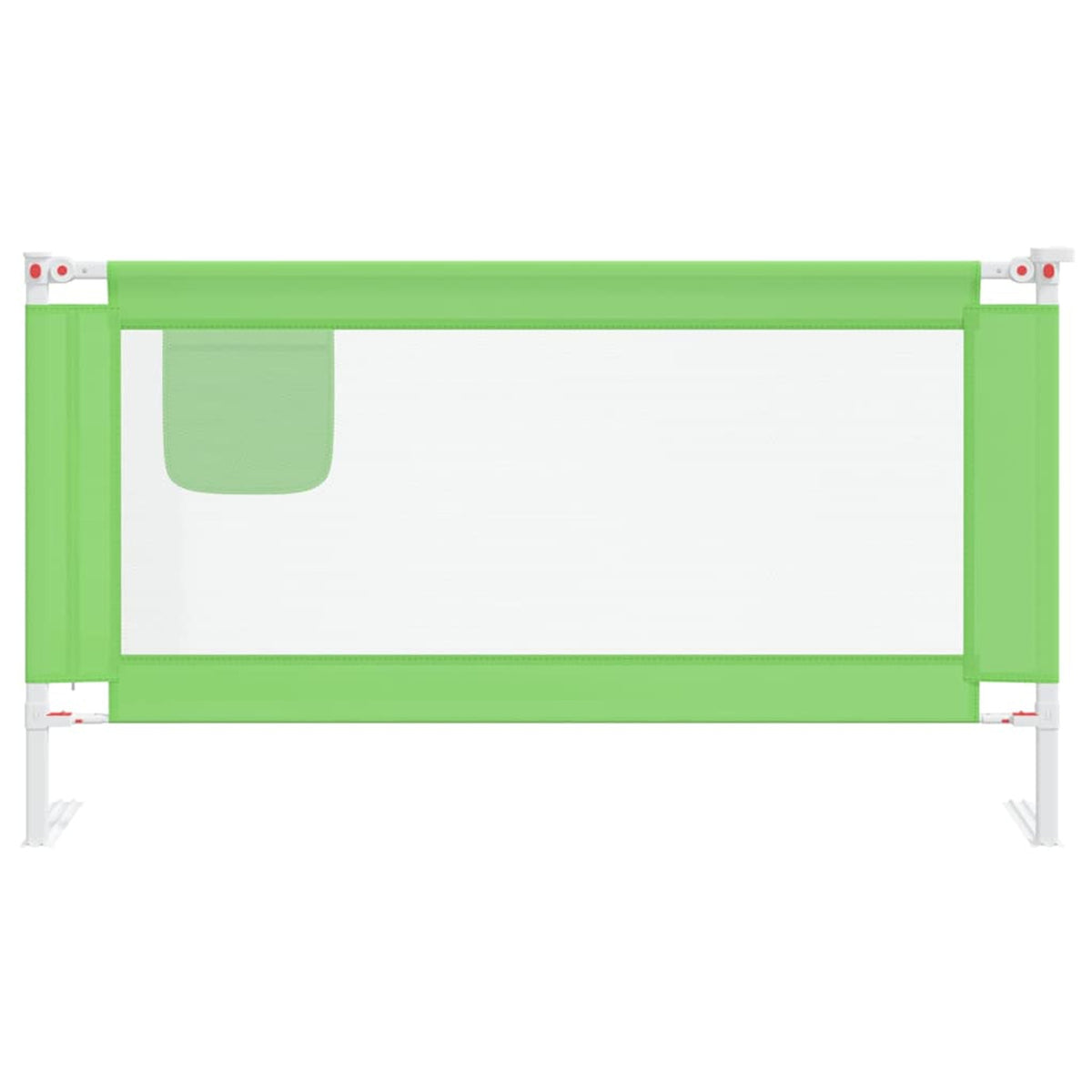 Toddler Safety Bed Rail Fabric (100% Polyester) Green 150 x 25 x 95 cm
