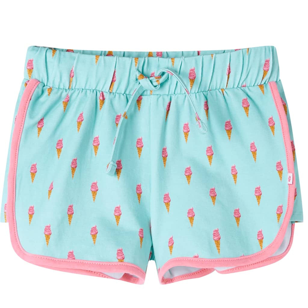 Shorts Cotton Light Mint 104 Kids' Bottoms Kids' Bottom Kids'Shorts Drawstring