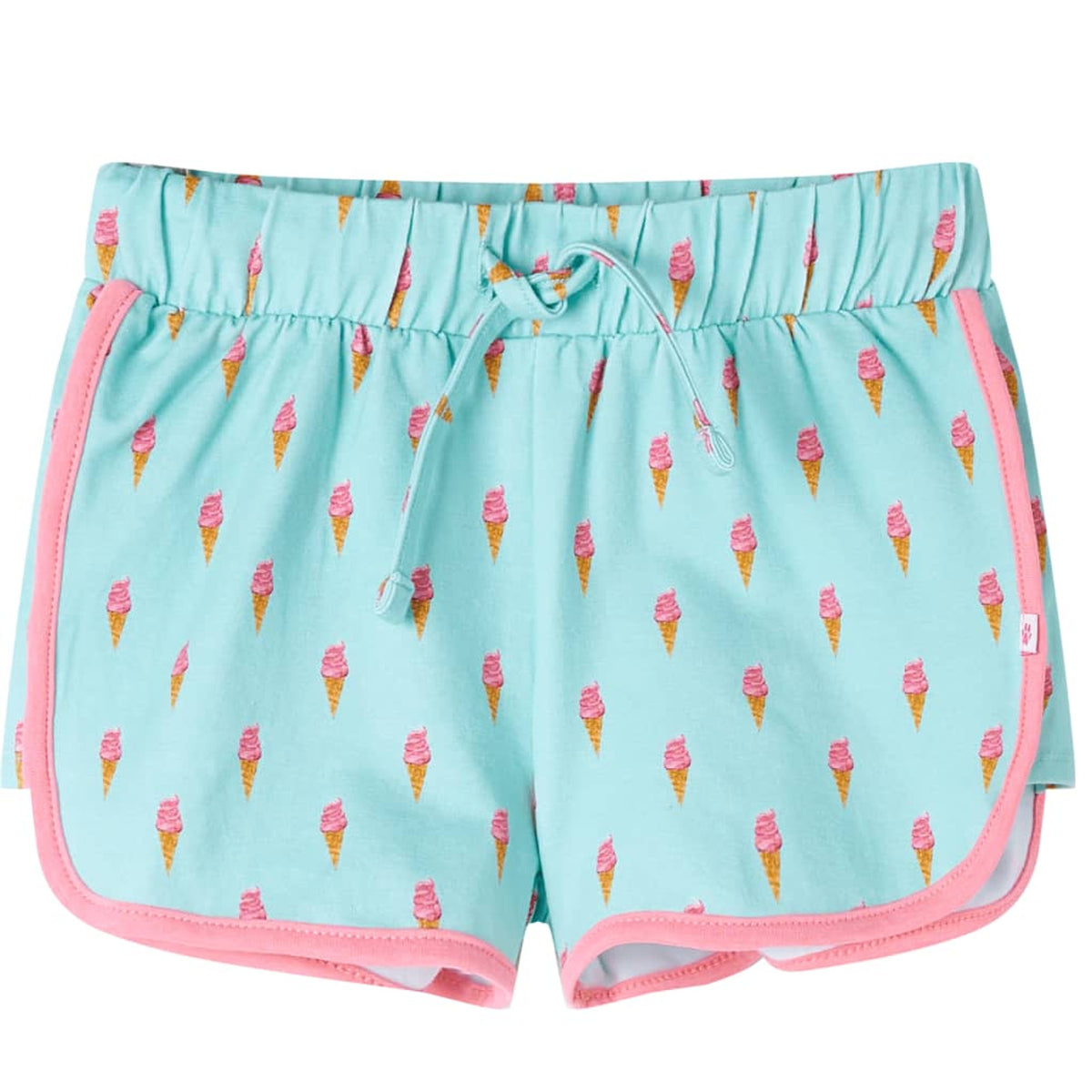 Shorts Cotton Light Mint 104 Kids' Bottoms Kids' Bottom Kids'Shorts Drawstring