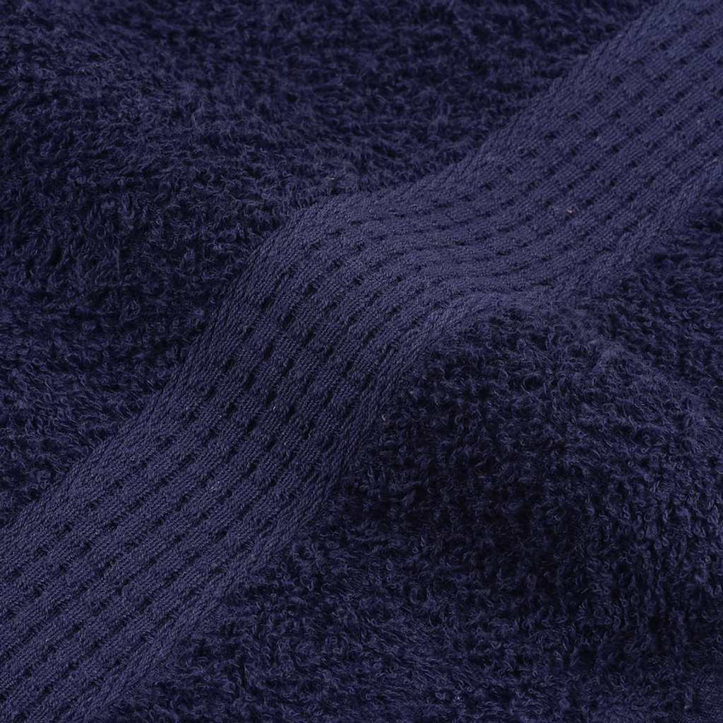 Towel Cotton Navy Blue 30 x 50 cm Bathroom Bath Linen Home Bath Towels 8 Piece