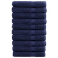 Towel Cotton Navy Blue 200 x 100 cm Bathroom Bath Linen Home Towels Variant 2