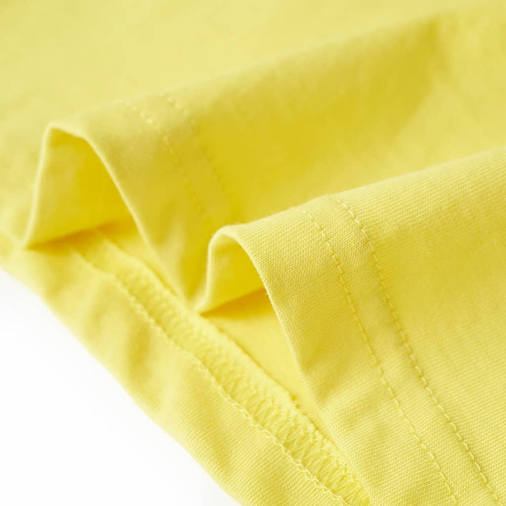 Kids T-Shirt Cotton Yellow 92 Children's Top Kids Clothing Kids Wear Variant 4