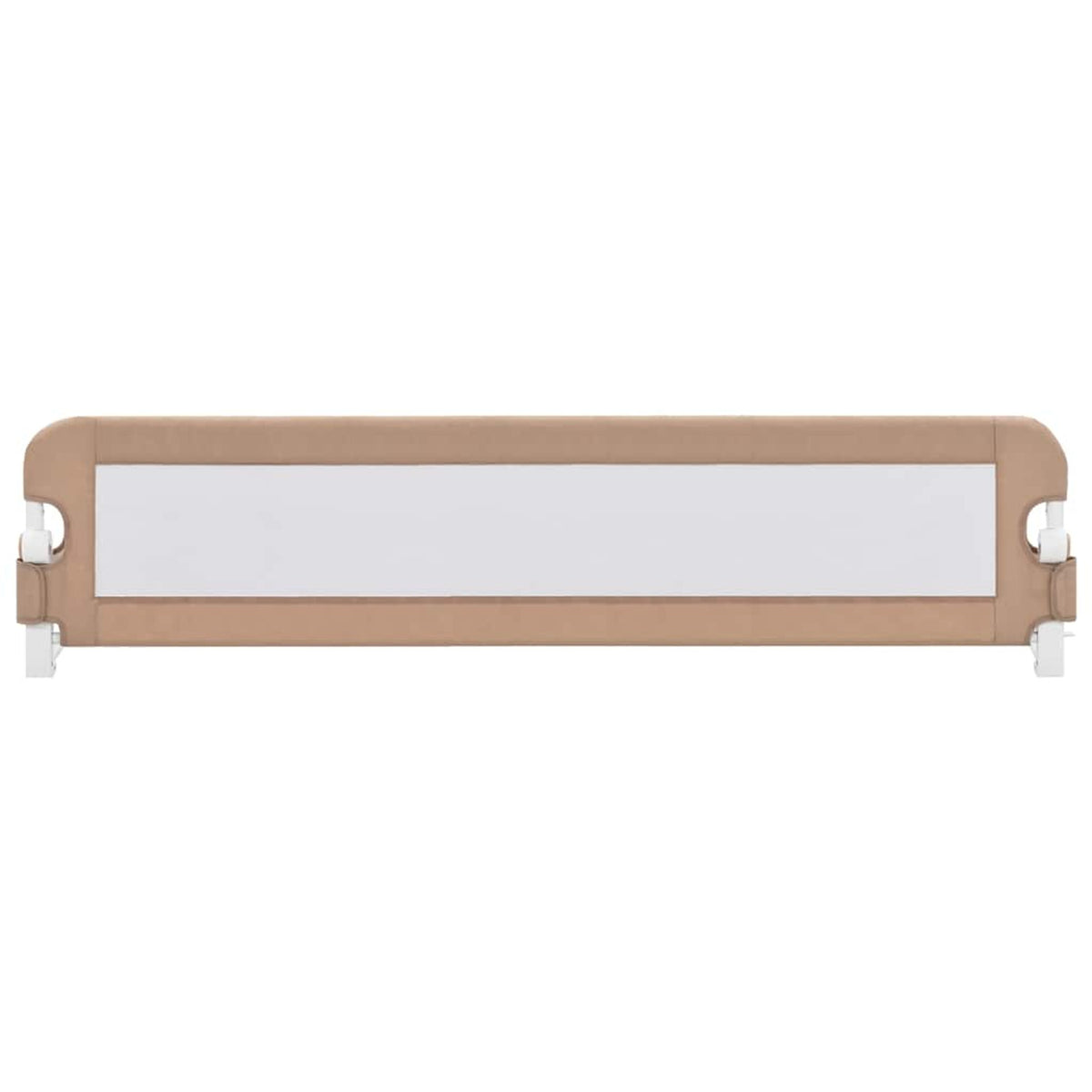 Toddler Safety Bed Rail Polyester Taupe 180 x 40.5 x 42 cm Child Bed Guard