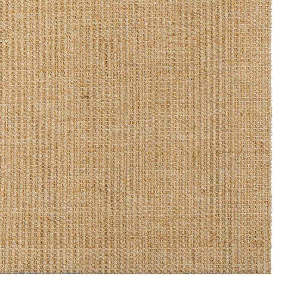 Rug Sisal Natural 100 x 100 cm Floor Mat Home Decor Floor Covering Rugs