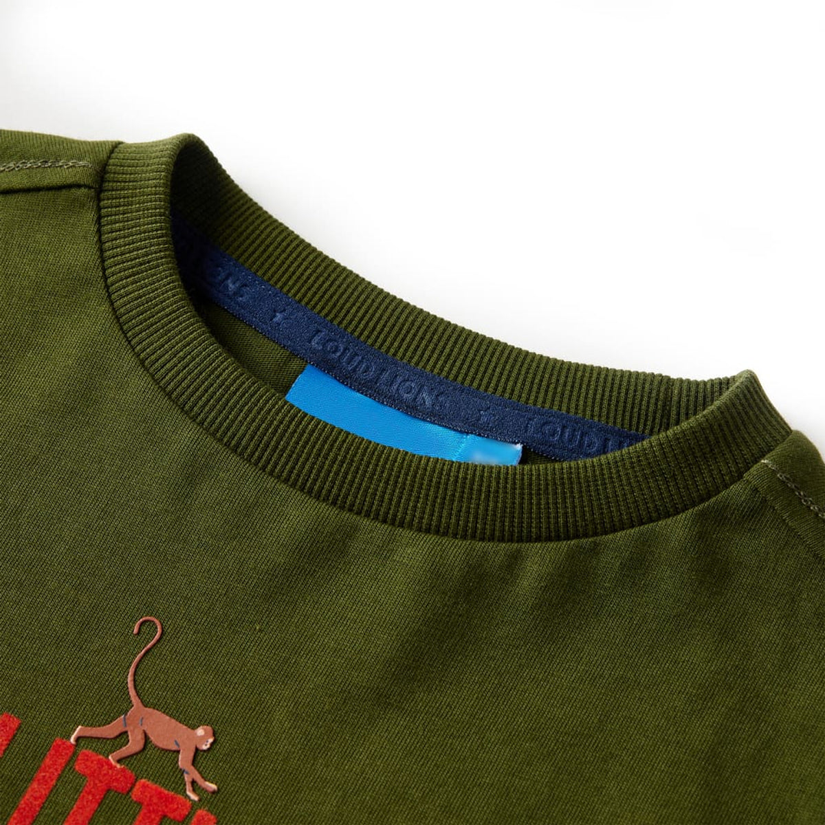 Kids T-Shirt Cotton Dark Khaki 128 Children's Top Kids Clothing Kids Variant 2
