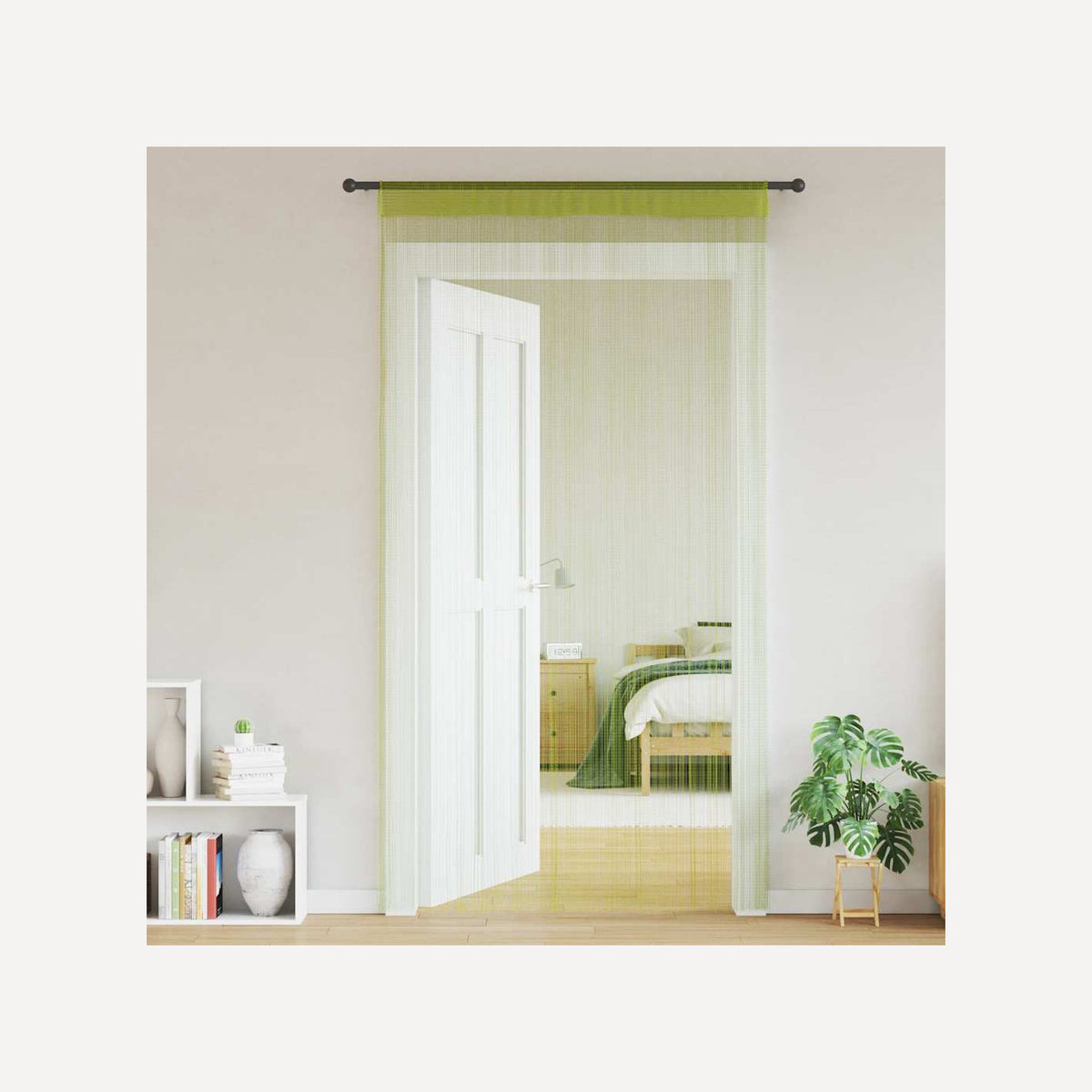 Curtain Fabric Green 140 x 250 cm Window Dressing Home Furnishings Curtains