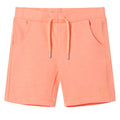 Shorts Cotton Neon Orange 140 Kids' Bottoms Kids' Bottom Kids'Shorts