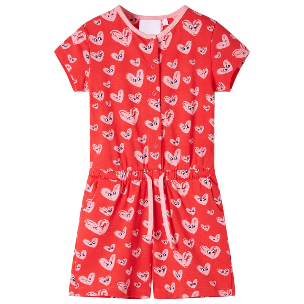 Kids' Clothing Cotton Red 140 Kids'Playsuit 140 (suitable for 9-10 years)