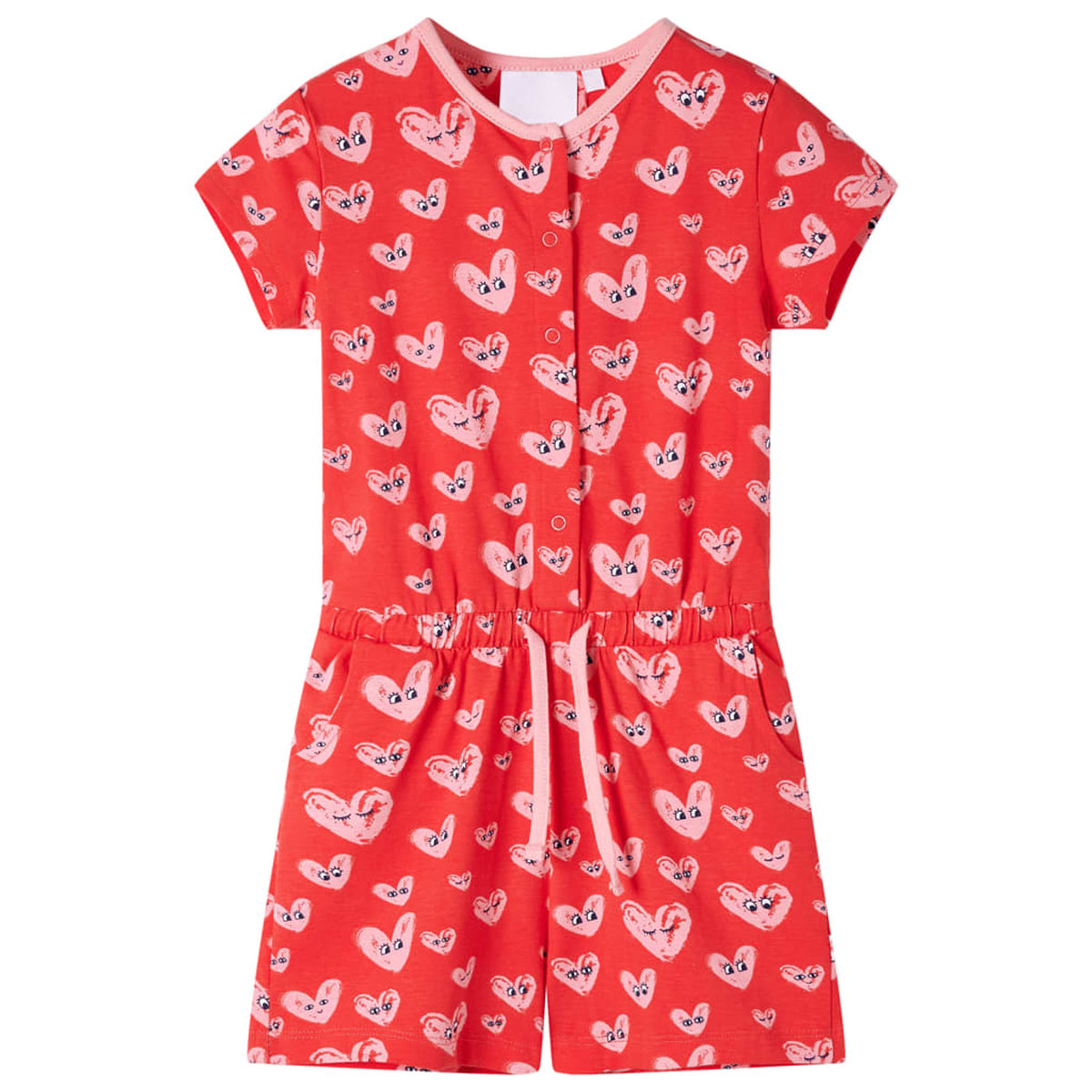 Kids' Clothing Cotton Red 140 Kids'Playsuit 140 (suitable for 9-10 years)