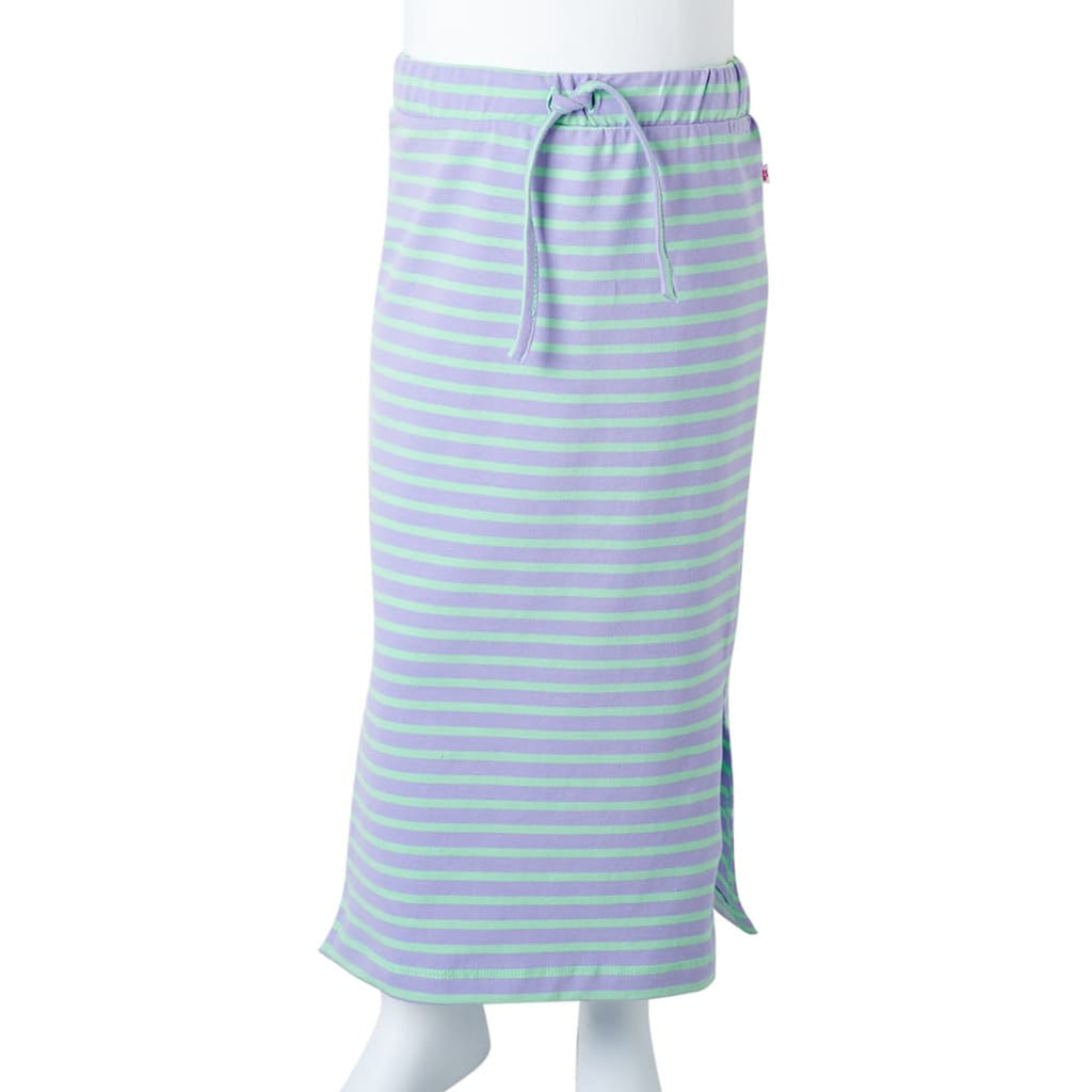 Kids'Straight Skirt Cotton Bright Mint 128 Kids' Bottoms Kids' Bottom Stripes