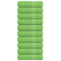 Towel Cotton Apple Green 150 x 100 cm Bathroom Bath Linen Home Towels 10 pcs
