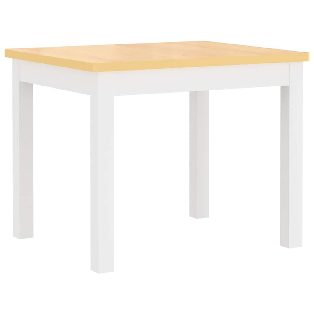 Table Mdf White 60 x 50 x 48 cm Furniture Home Dining Baby Toddler Variant 2