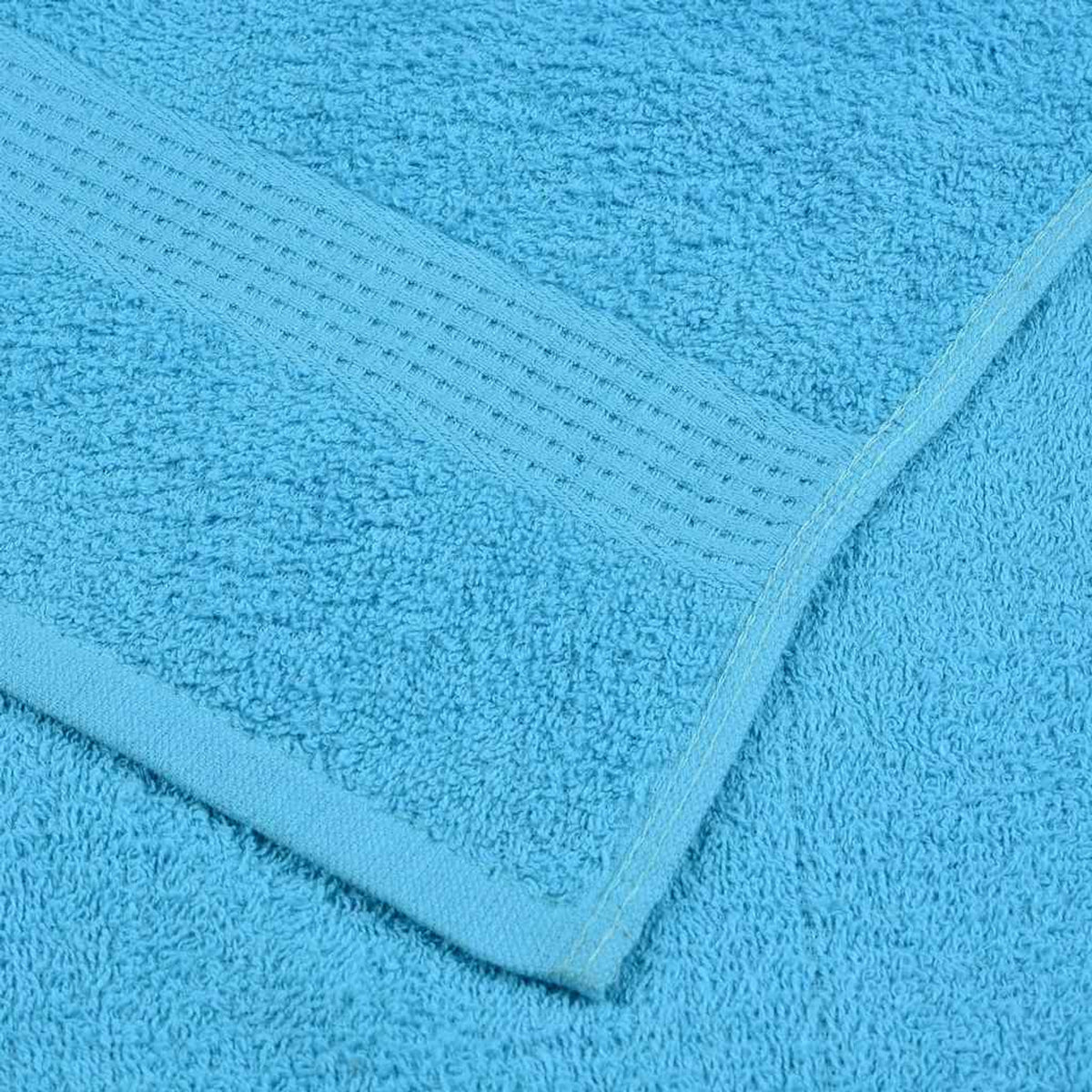 Towel Cotton Turquoise 200 x 100 cm Bathroom Bath Linen Home Towels 2 pcs