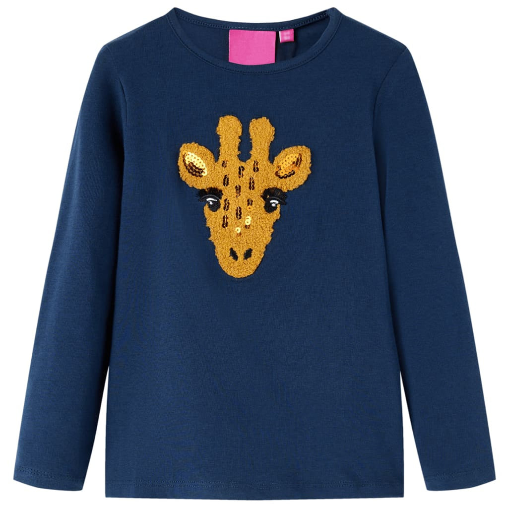 Kids T-Shirt Cotton Navy Blue 116 Children's Top Kids Clothing Kids Variant 8