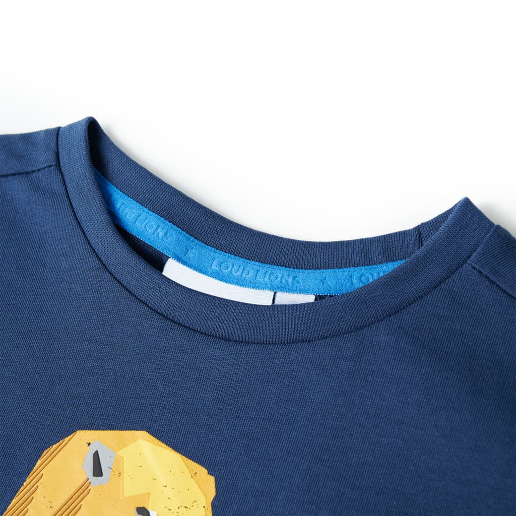Kids T-Shirt Cotton Dark Blue 116 Children's Top Kids Clothing Kids Variant 3