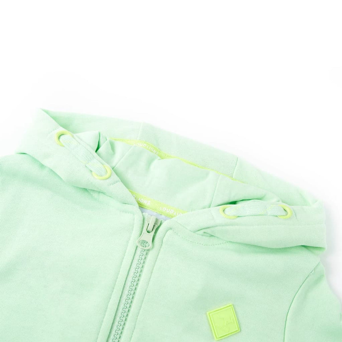 Sweatshirt Cotton Bright Green 104 Kids Clothing Children's Top Kids Wear Zip