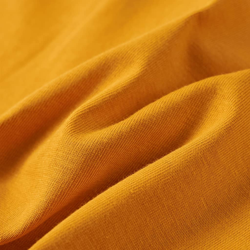 Kids T-Shirt Cotton Ochre 128 Children's Top Kids Clothing Kids Wear Variant 5