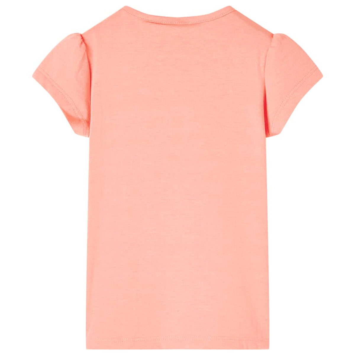 Kids T-Shirt Cotton Neon Coral 104 Children's Top Kids Clothing Kids Wear 104