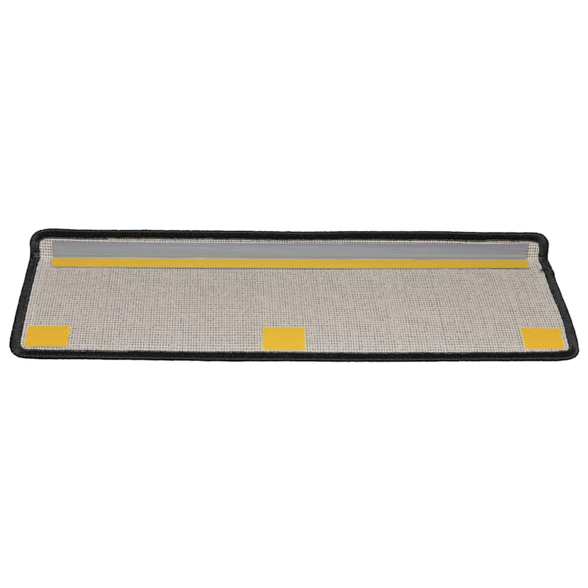 Stair Mats Rectangular Edge Needle-Punched Fabric (100% Anthracite Floor Mat