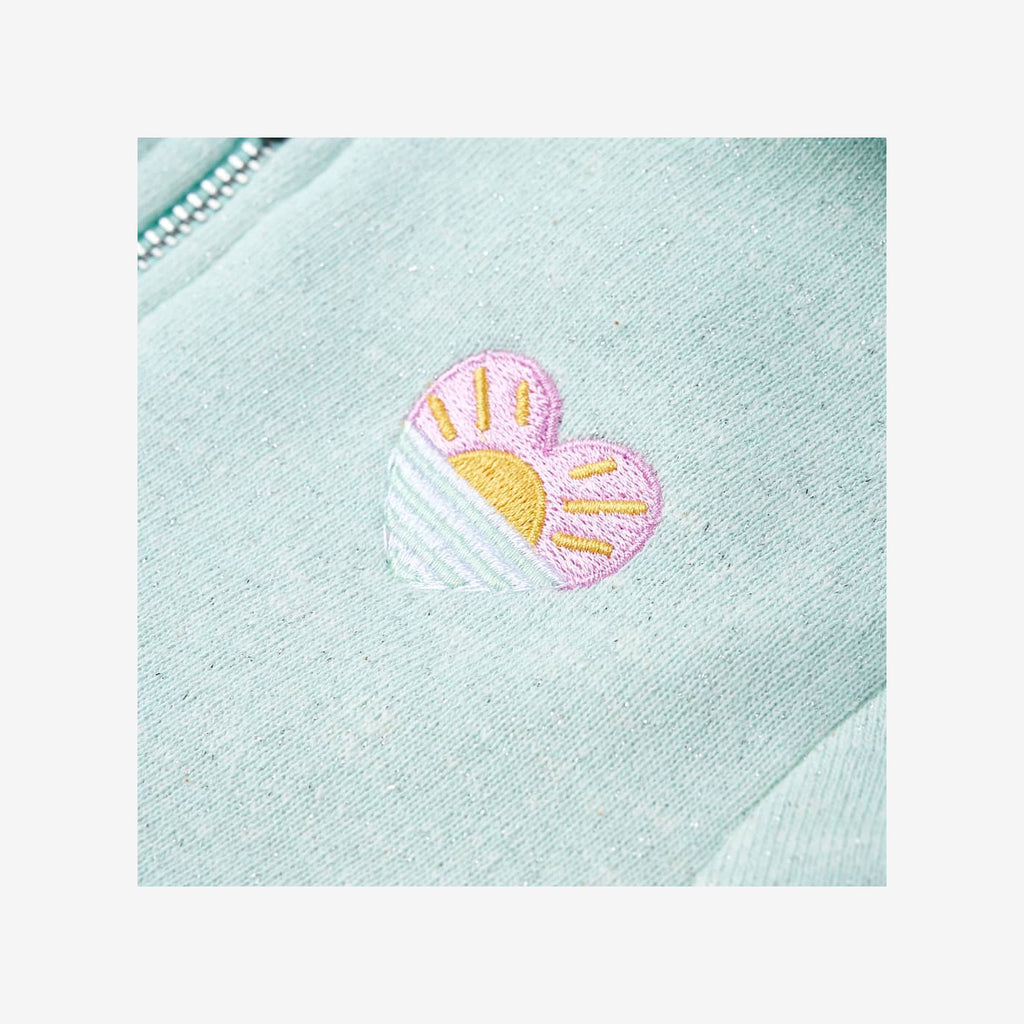 Sweatshirt Cotton Light Mint Mix 92 Kids Clothing Children's Top Kids Wear Zip