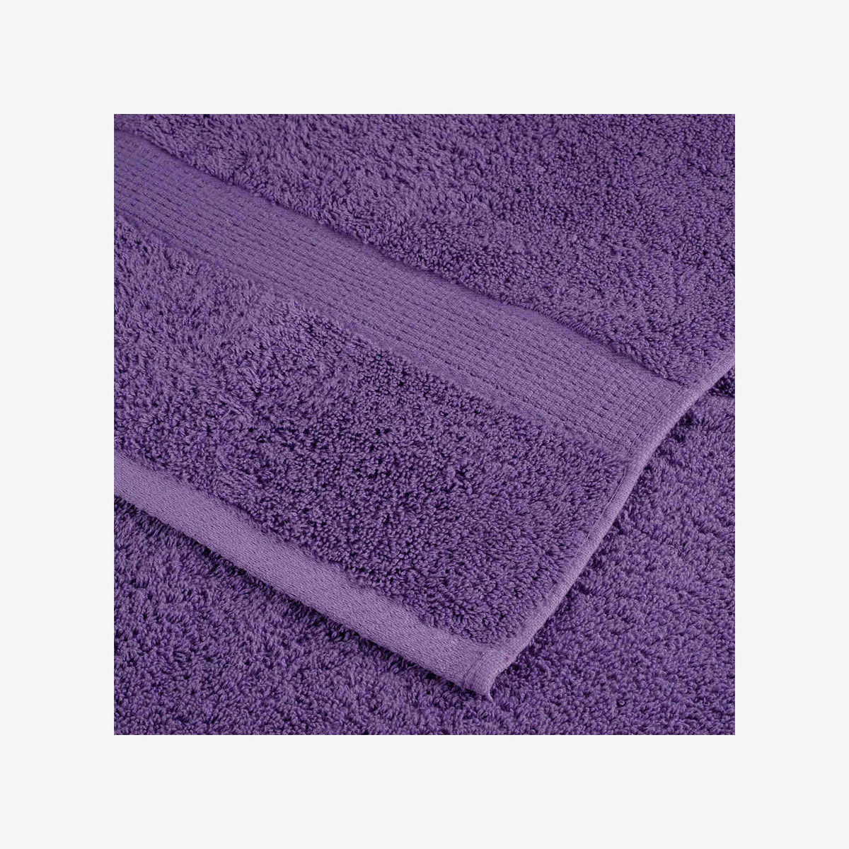 Towel Cotton Purple 200 x 100 cm Bathroom Bath Linen Home Towels 4 pcs SOLUND