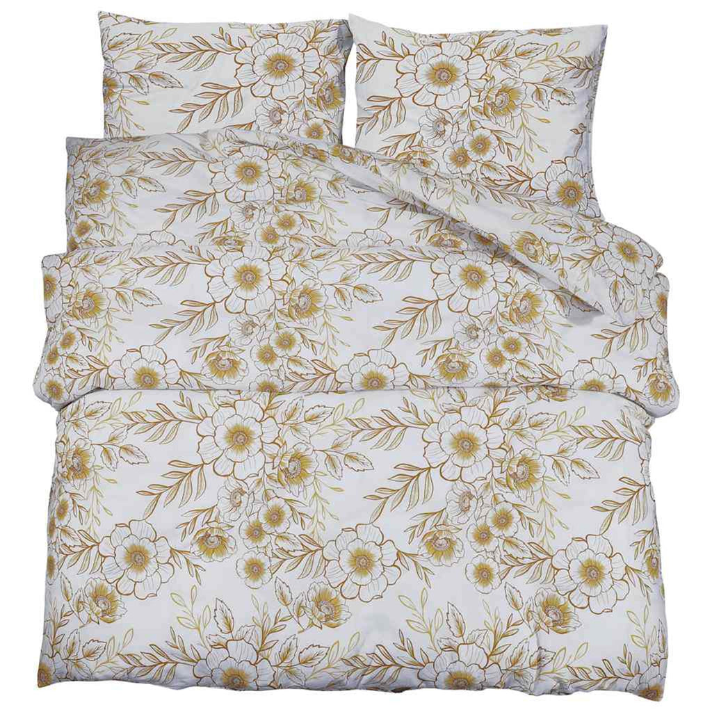 Duvet Cover Cotton White 200 x 200 cm Bedding Bed Linen Bedroom Variant 6