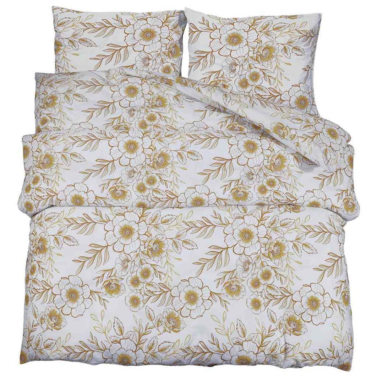 Duvet Cover Cotton White 200 x 200 cm Bedding Bed Linen Bedroom Variant 6