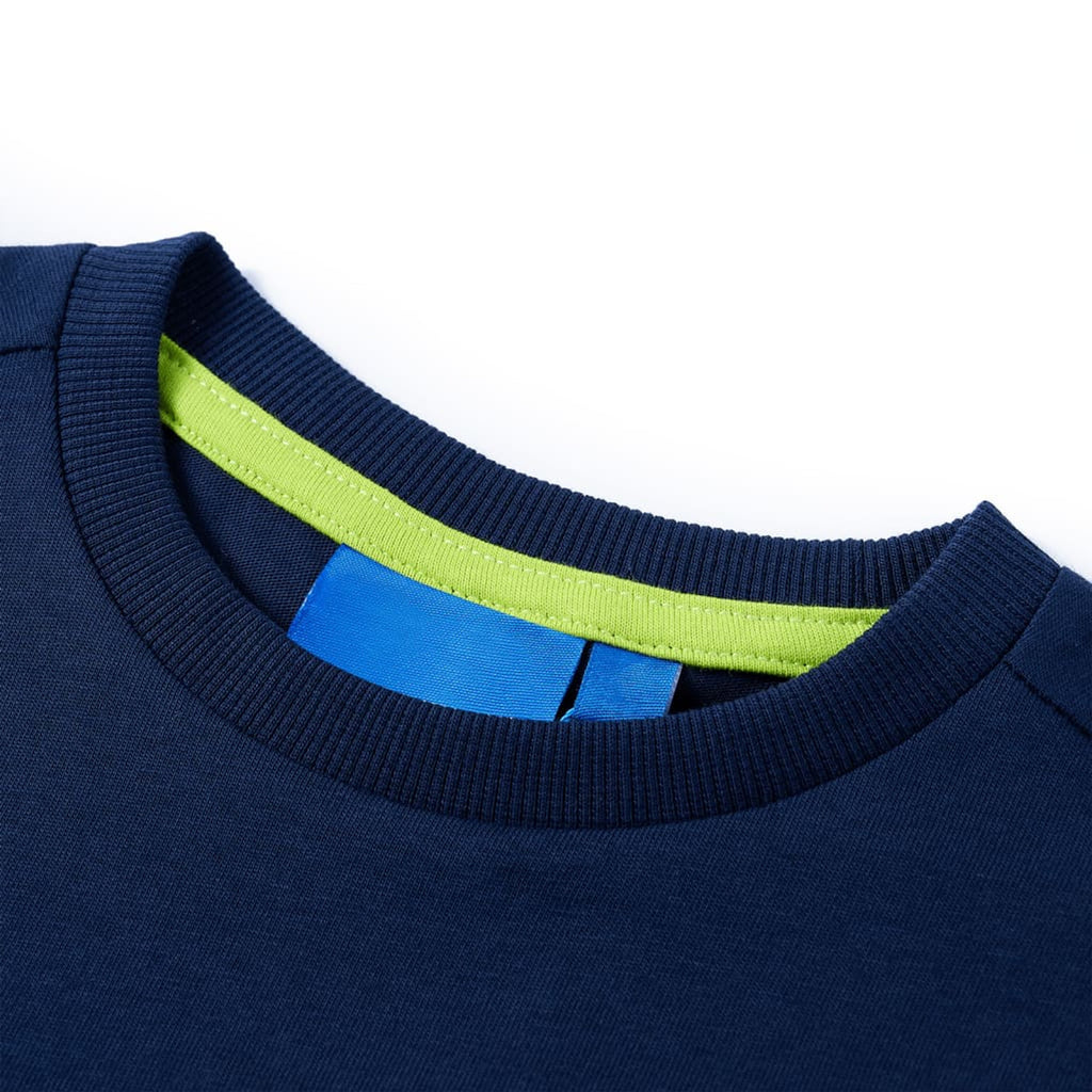 Kids T-Shirt Cotton Navy 104 Children's Top Kids Clothing Kids Wear Variant 6