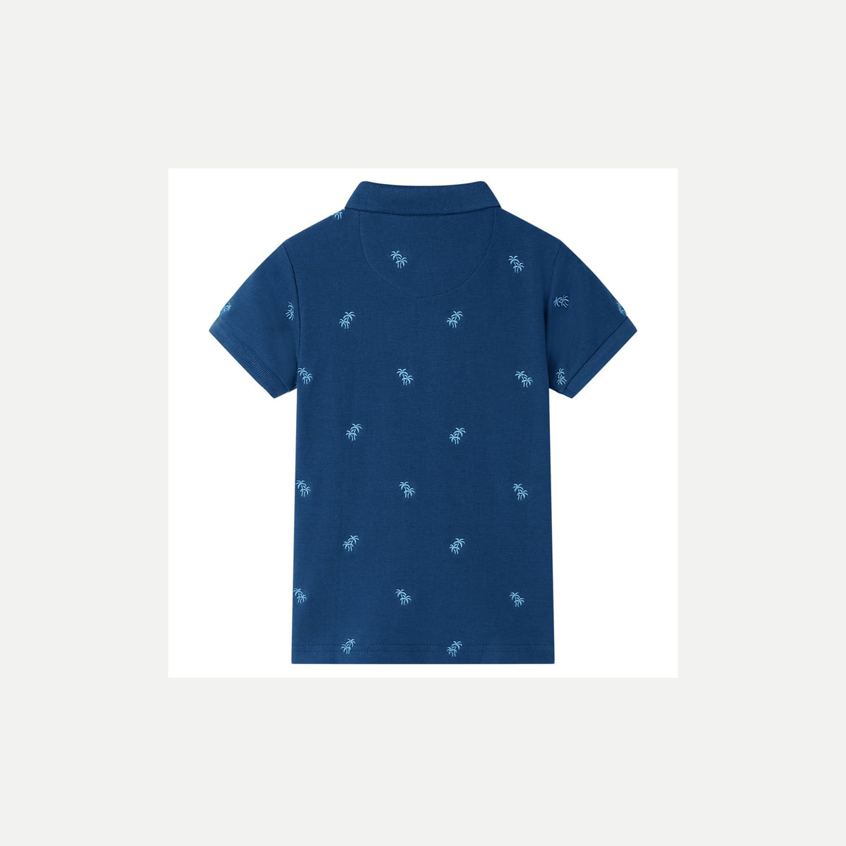 Kids'Polo Shirt Dark Cotton Dark Blue 92 Kids Clothing Children's Wear 92