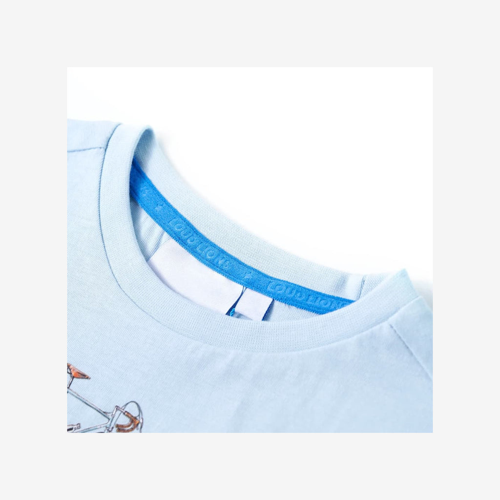 Kids T-Shirt Cotton Light Blue 104 Children's Top Kids Clothing Kids Variant 3