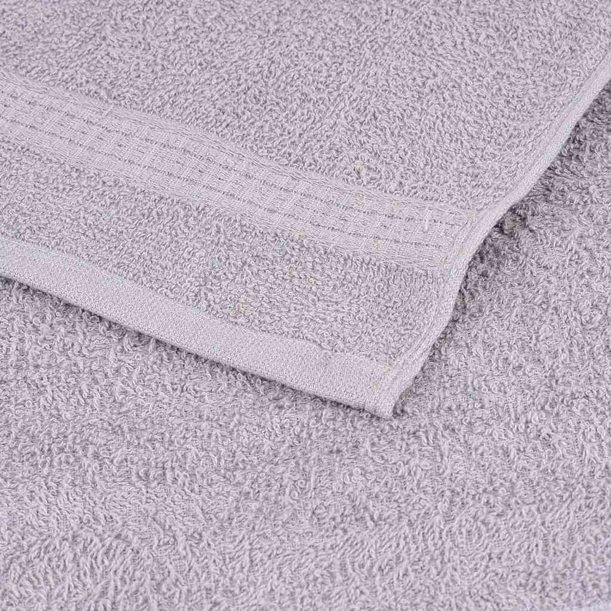 Towel Cotton Grey 15 x 21 cm Bathroom Bath Linen Home Bath Towels & Flannels