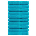 Towel Cotton Turquoise 200 x 80 cm Bathroom Bath Linen Home Towels Variant 2