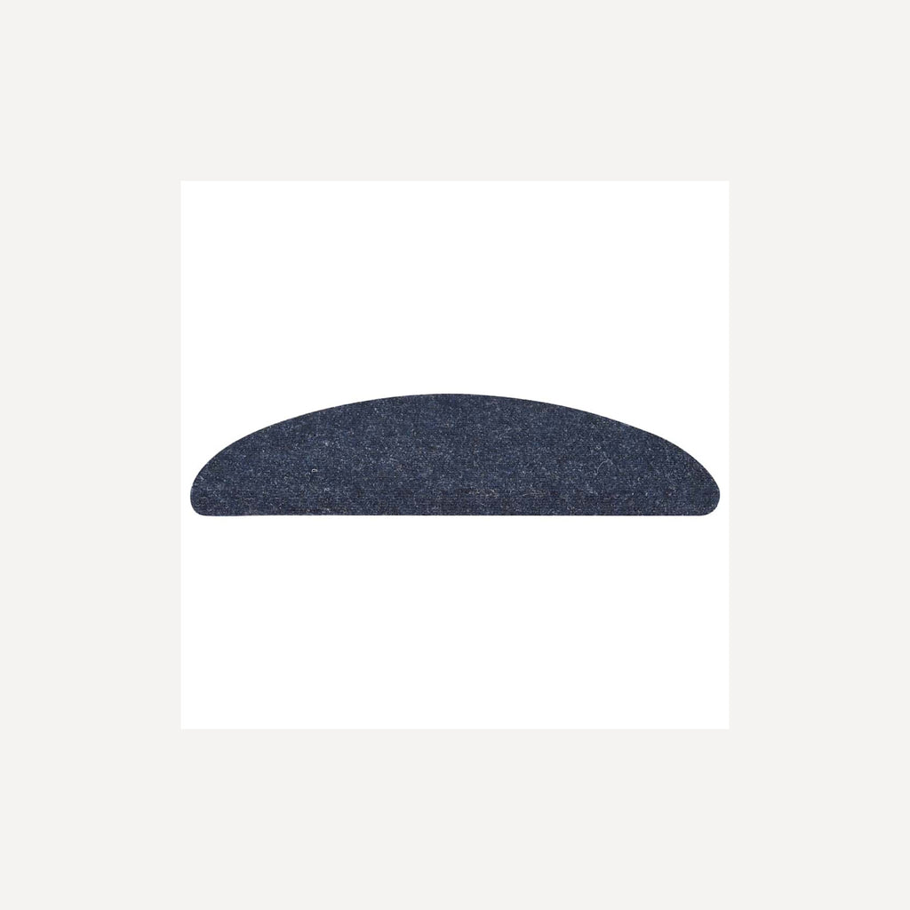 Stair Mats Self-Adhesive Needle Felt Fabric (95%Pes Blue 56 x 17 x 3 cm 15 pcs