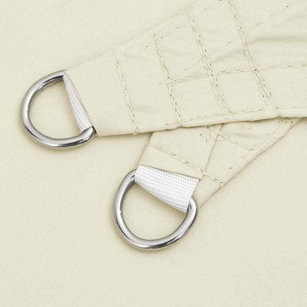 Sunshade Sail Oxford Fabric Cream Water Resistant UV Resistant 700 x 700 cm