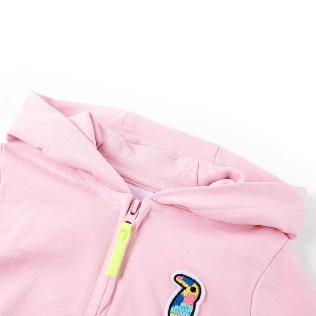 Sweatshirt Cotton Bright Pink 92 Kids Clothing Children's Top Kids Wear Zip 92