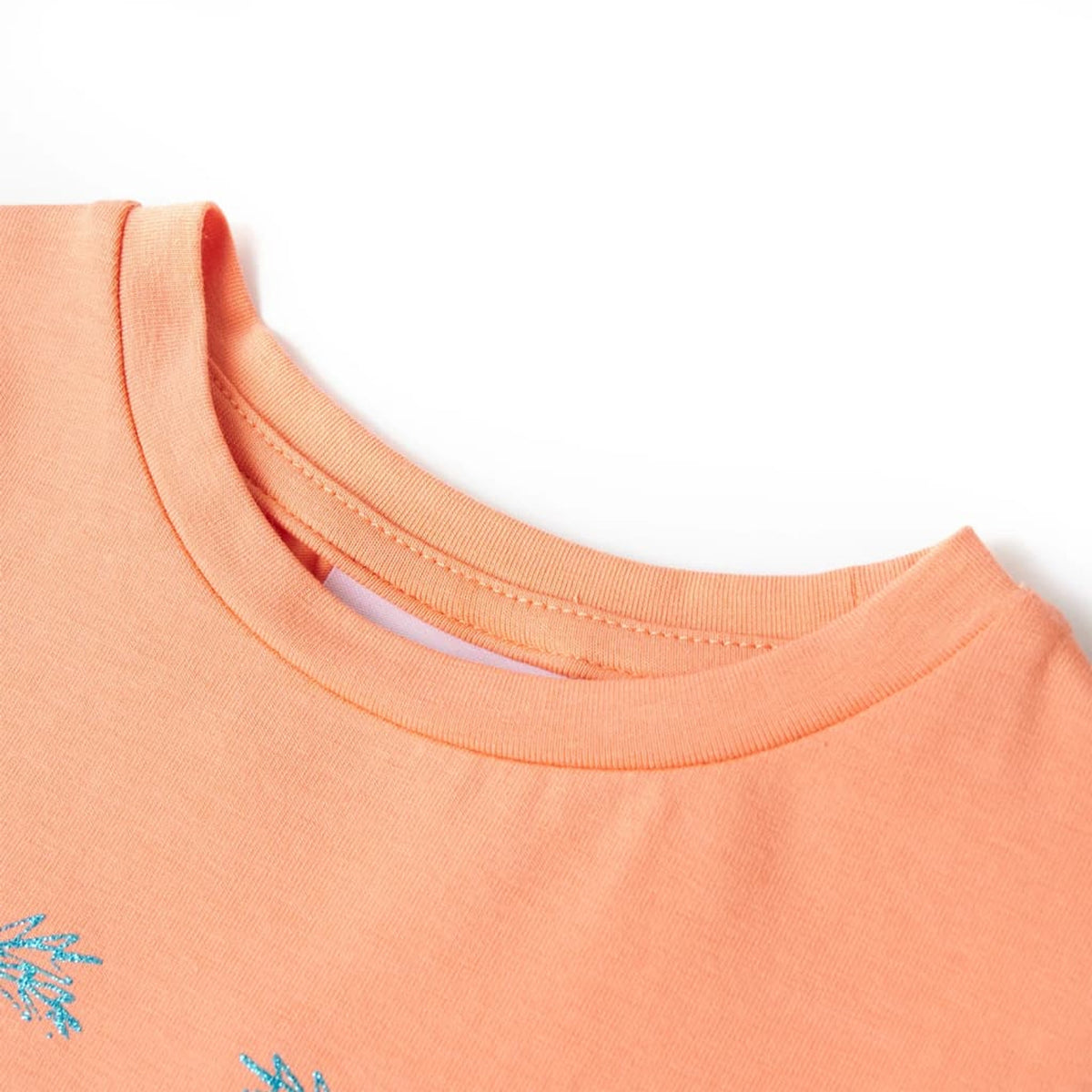 Kids T-Shirt Cotton Peach 128 Children's Top Kids Clothing Kids Wear Kids'