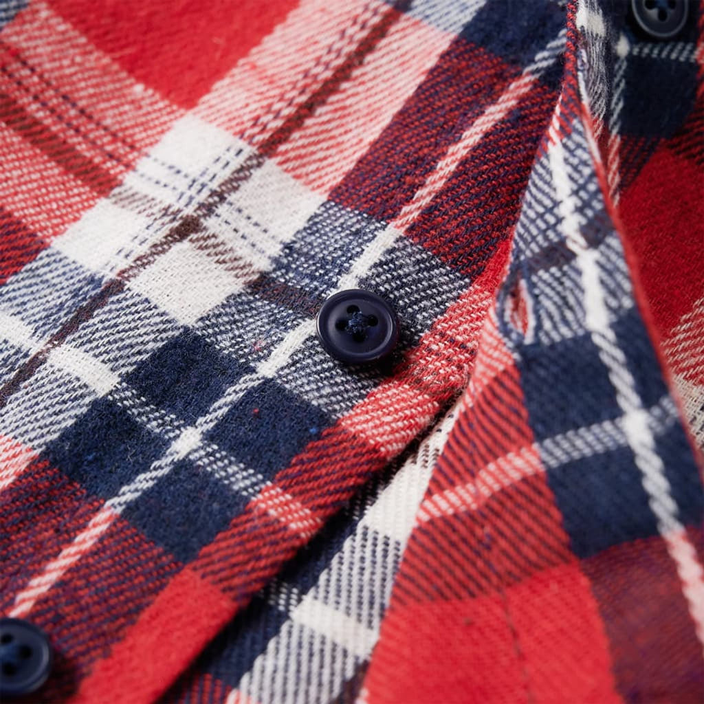 Kids'Plaid Shirt Cotton Red 104 Kids Clothing Children's Wear Kids' Tops 104
