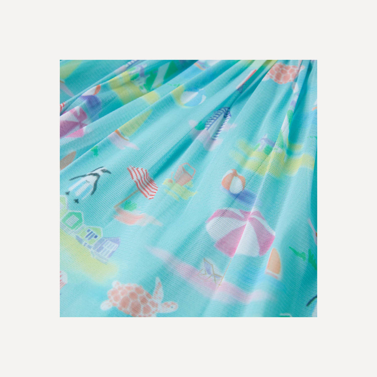 Kids'Pleated Skirt Light Aqua 128 Kids' Bottoms Kids' Bottom 128 (suitable for