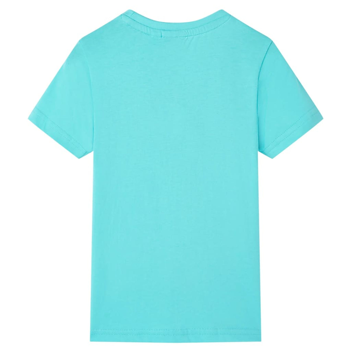 Kids T-Shirt Cotton Aqua 116 Children's Top Kids Clothing Kids Wear Kids' Tops