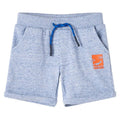 Shorts Cotton Blue Melange 116 Kids' Bottoms Kids' Bottom Variant 2