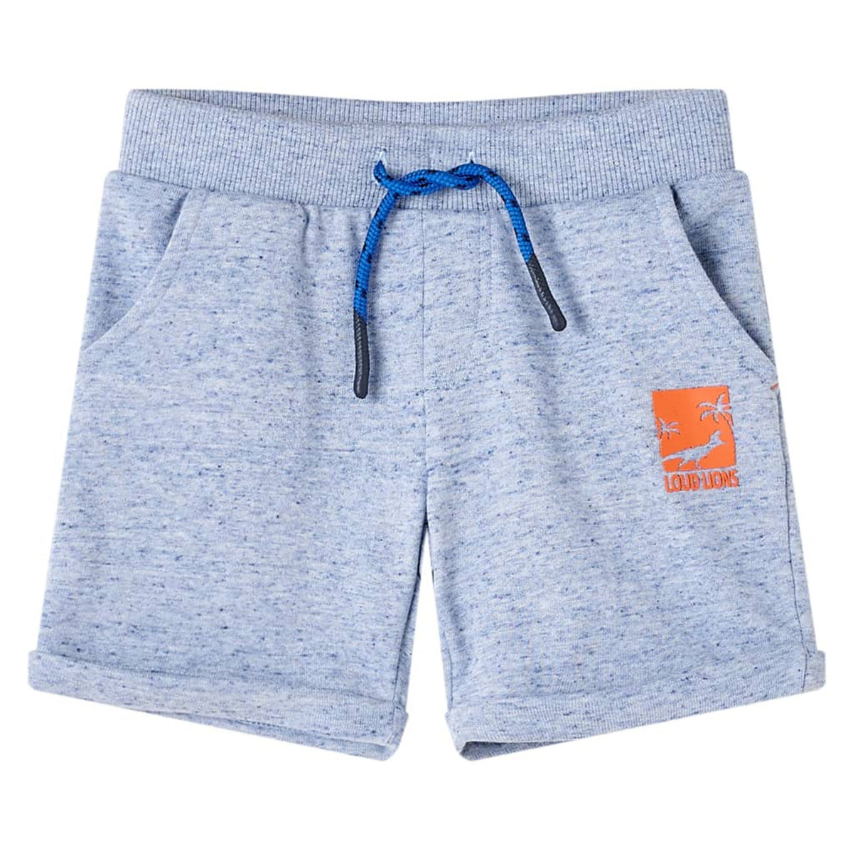 Shorts Cotton Blue Melange 116 Kids' Bottoms Kids' Bottom Variant 2